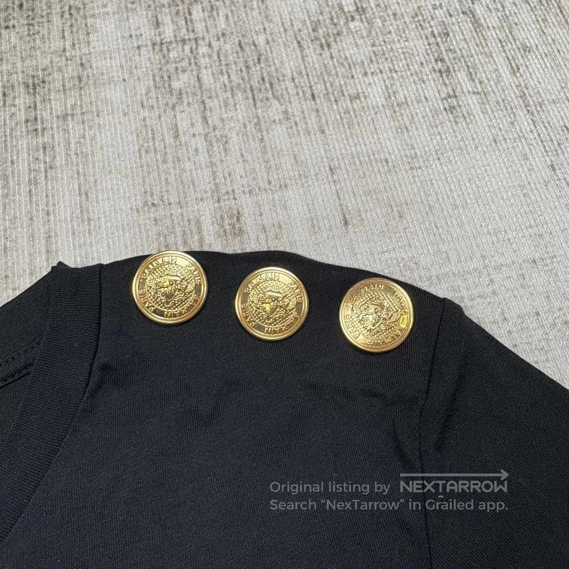 Balmain BALMAIN SS22 Logo Women's T. Size S / US 4 / IT 40 - 3 Thumbnail