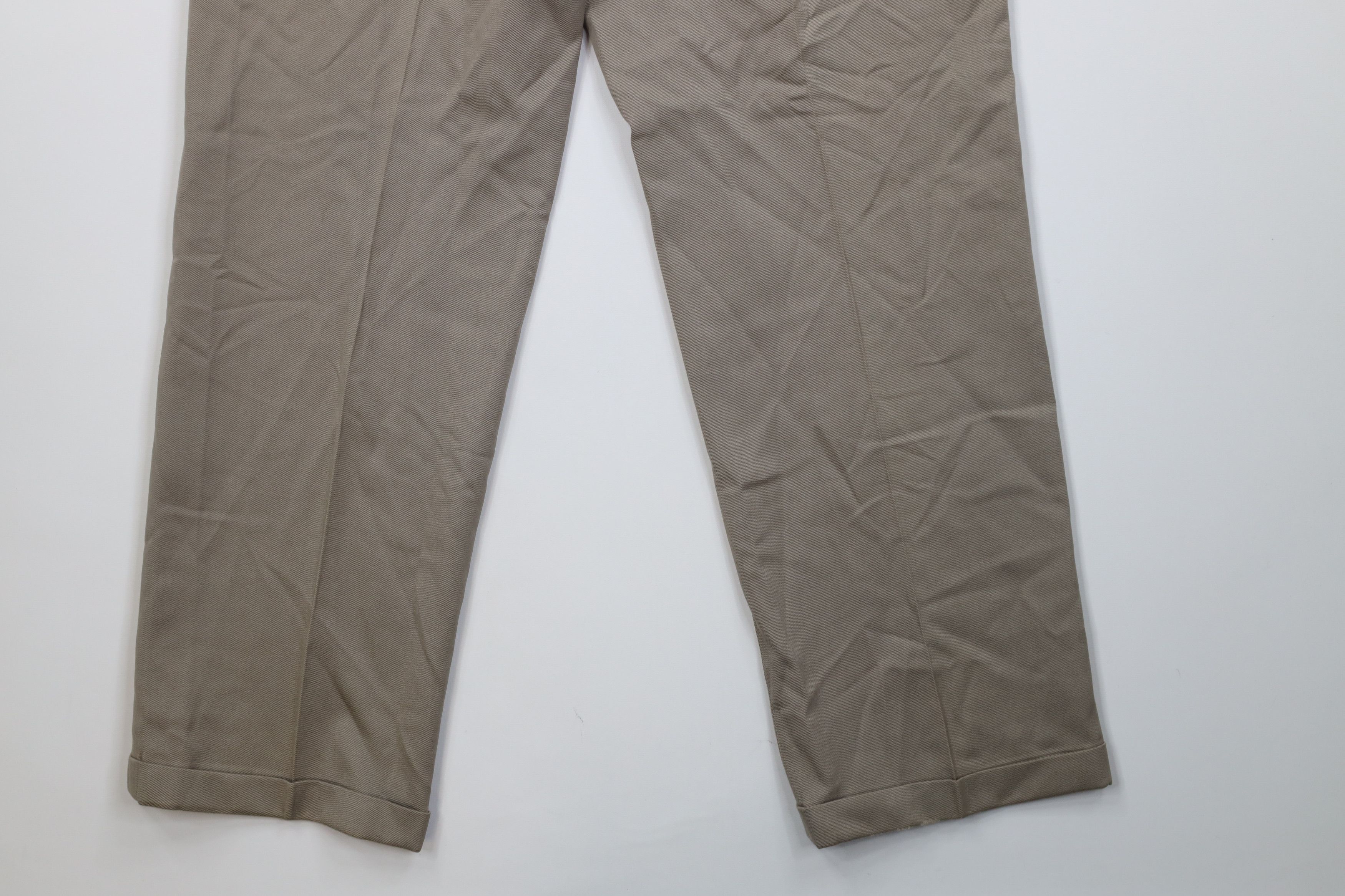 Vintage Vintage 70s Streetwear Rayon Gabardine Wide Leg Chino Pants Size US 34 / EU 50 - 15 Thumbnail