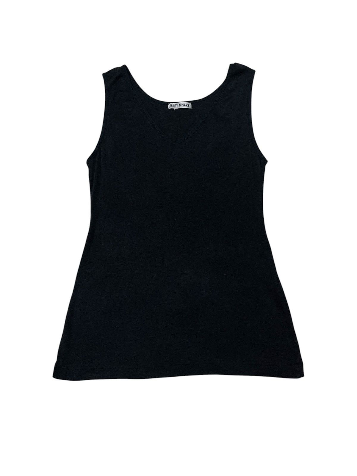 Issey Miyake 1990s ISSEY MIYAKE V-NECK SLEEVELESS TANK TOP Size S / US 4 / IT 40 - 1 Thumbnail