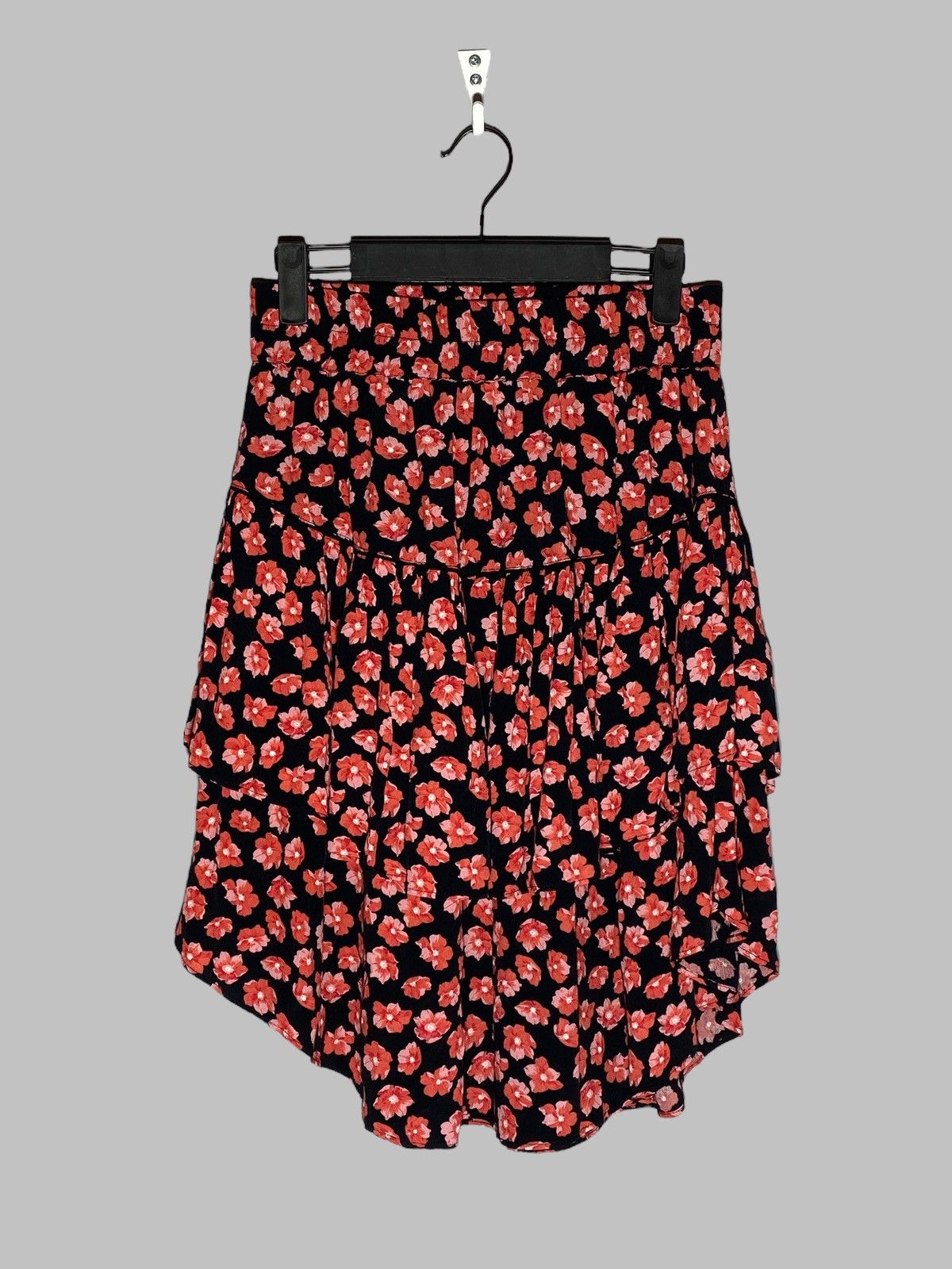 Ganni 🔥 GANNI FLORAL PRINT VISCOSE SKIRT Y2K GRUNGE PARIS FASHION Size 26" / US 2 / IT 38 - 1 Thumbnail