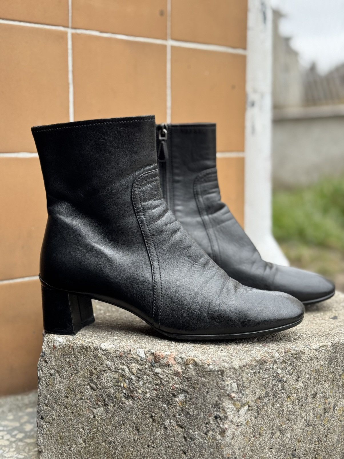 Prada Prada Vintage Ankle Boots Avant Garde Y2K Size US 9 / IT 39 - 2 Thumbnail