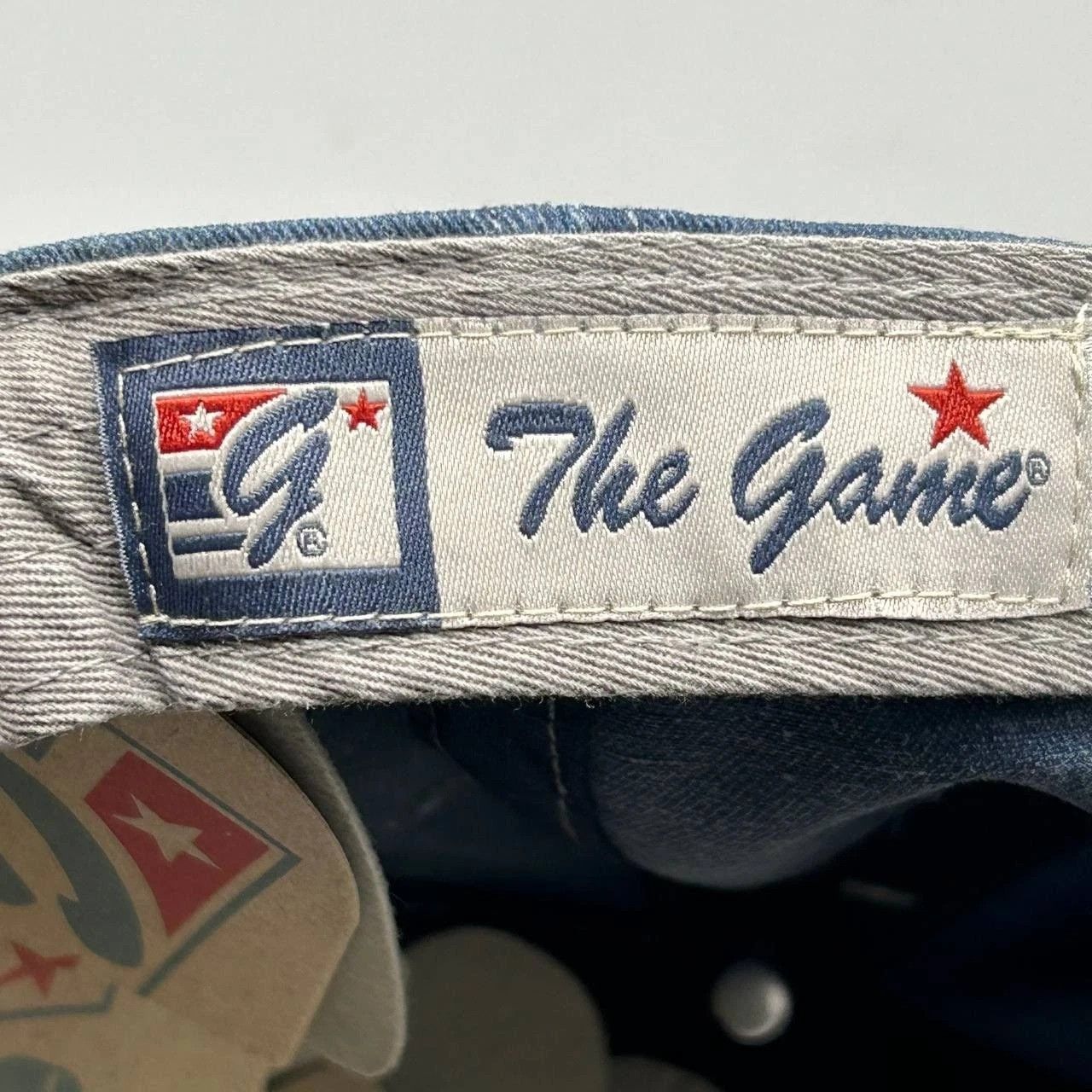 The Game Georgetown Hoyas Hat Men Blue Denim NCAA Strap Back Cotton Size ONE SIZE - 4 Thumbnail