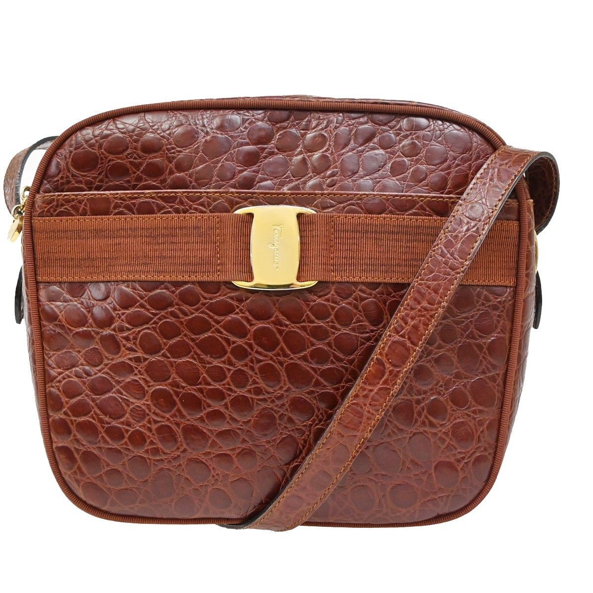 Salvatore Ferragamo Salvatore Ferragamo Vala Leather Size ONE SIZE - 1 Thumbnail