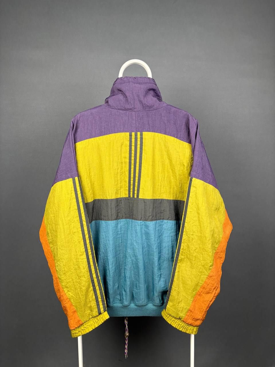 Designer Adidas Windbreaker Jacket Size L Half Zip Vintage Size US L / EU 52-54 / 3 - 4 Thumbnail