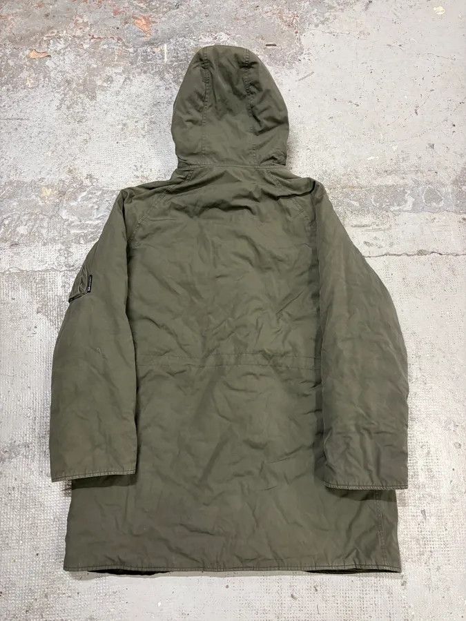 Dolce & Gabbana AW2003 Dolce & Gabbana Fur Hooded Khaki Green Long Coat Size US L / EU 52-54 / 3 - 6 Thumbnail
