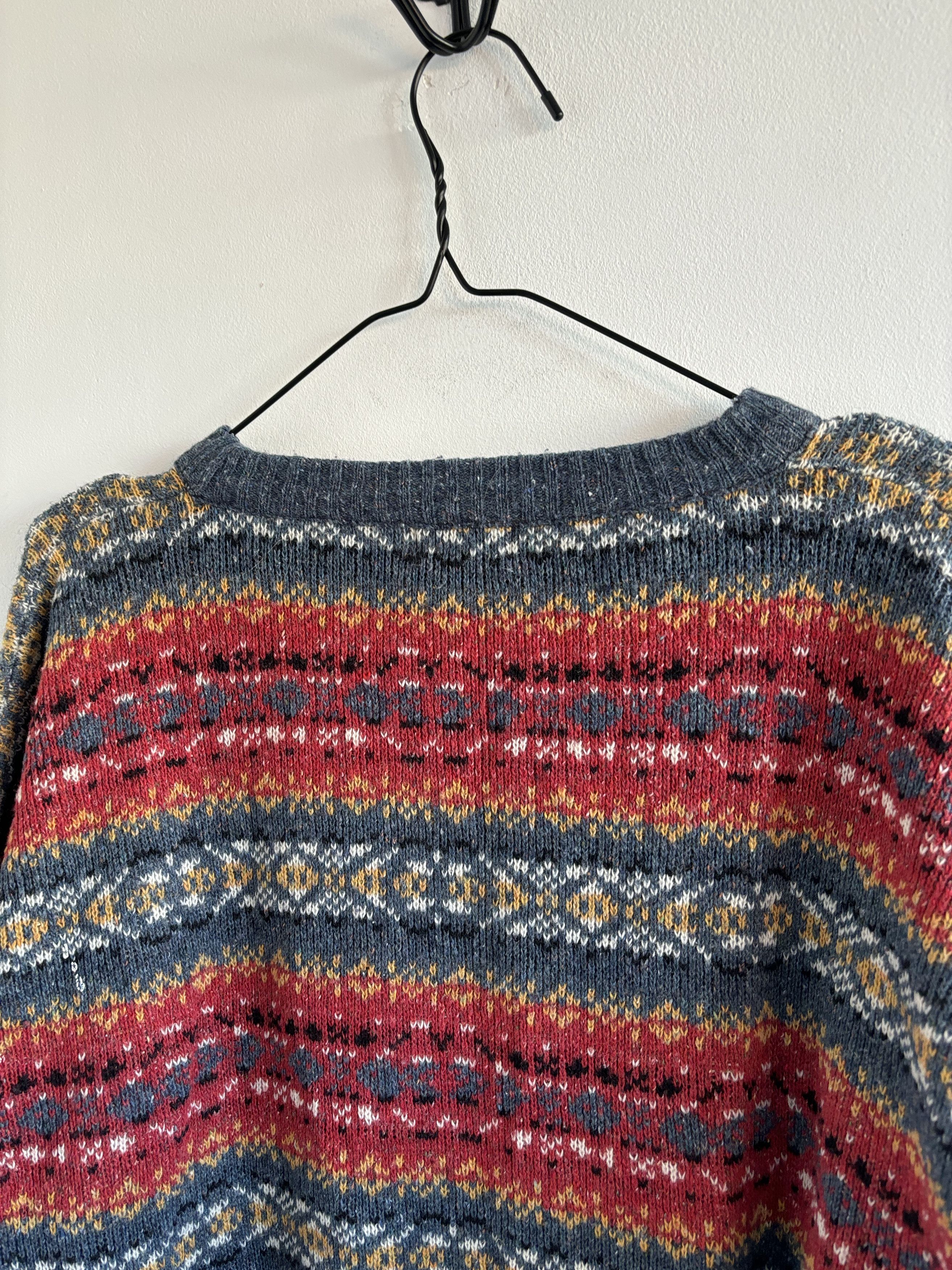 Vintage Vintage Trashed Wool Sweater Size US M / EU 48-50 / 2 - 8 Thumbnail