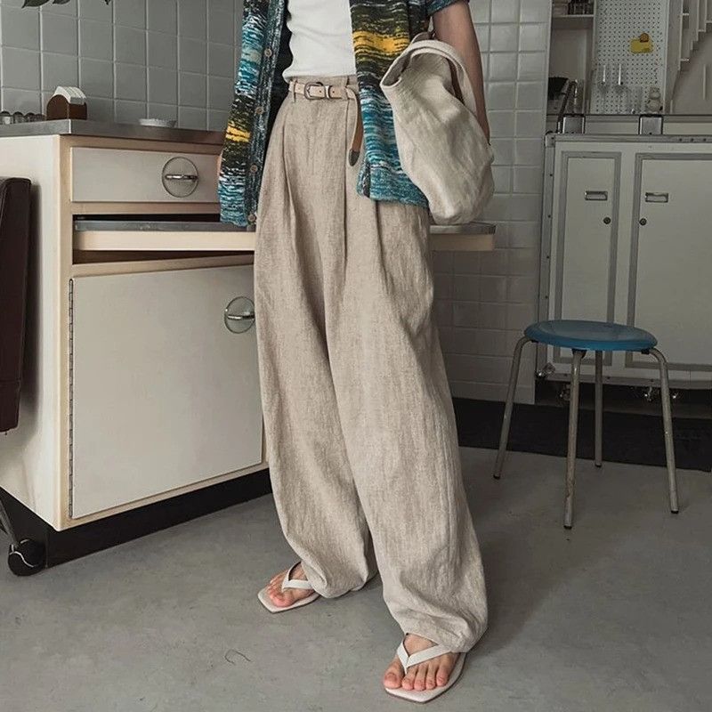 Vintage Pleated Design Casual Pants Size US 32 / EU 48 - 2 Thumbnail