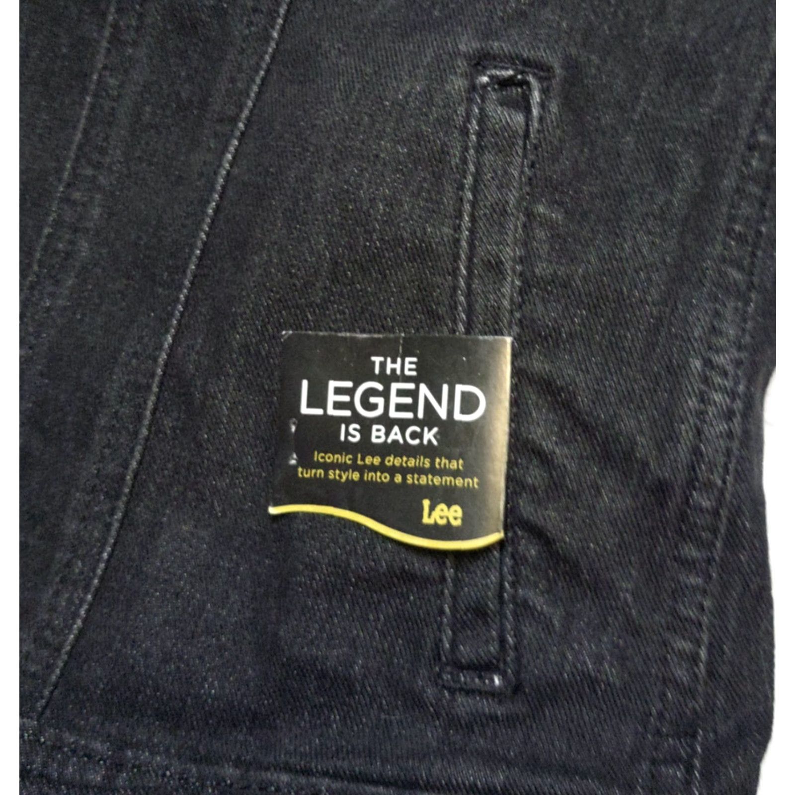 Lee Lee Denim Jacket Black Stretch Regular Fit L Womens Legendary Style Jacket Size L / US 10 / IT 46 - 5 Thumbnail