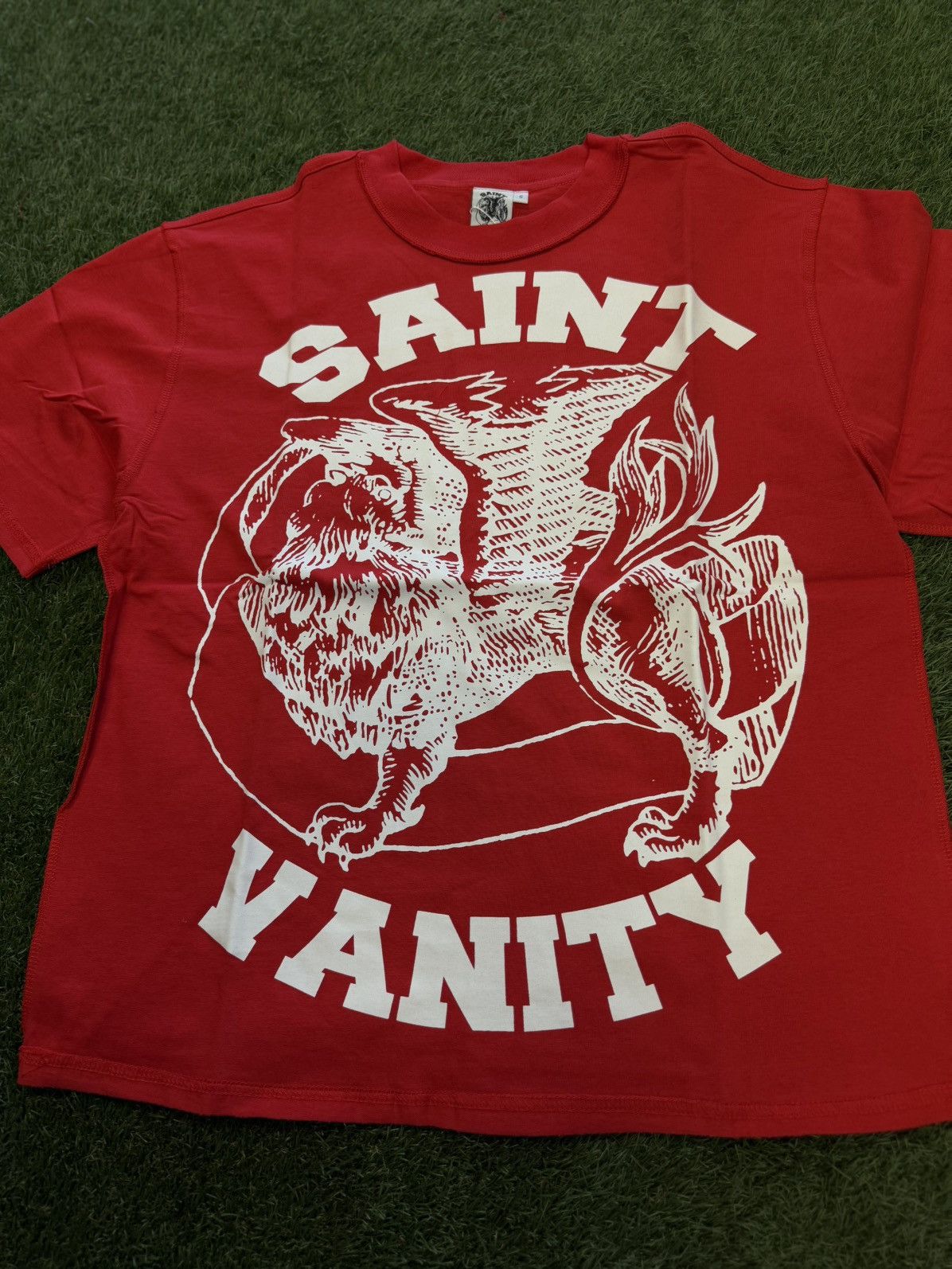 Saint Vanity Saint Vanity Red White Tee Shirt Size Small (NEW) Size US S / EU 44-46 / 1 - 4 Thumbnail