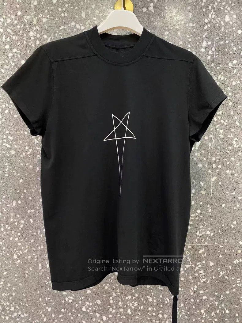 Rick Owens Rick Owens Black Ribbon Short Sleeve Size US XL / EU 56 / 4 - 6 Thumbnail