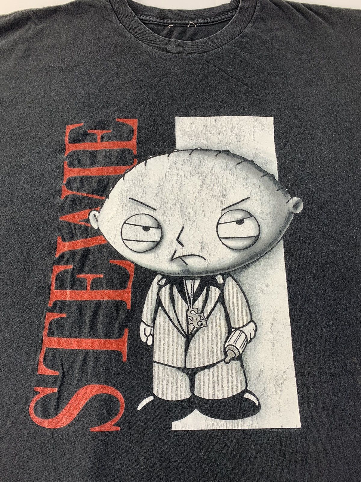 Vintage Vintage 90s South Park Stewie Griffin Scarface Cover Tee Size US XXL / EU 58 / 5 - 3 Thumbnail