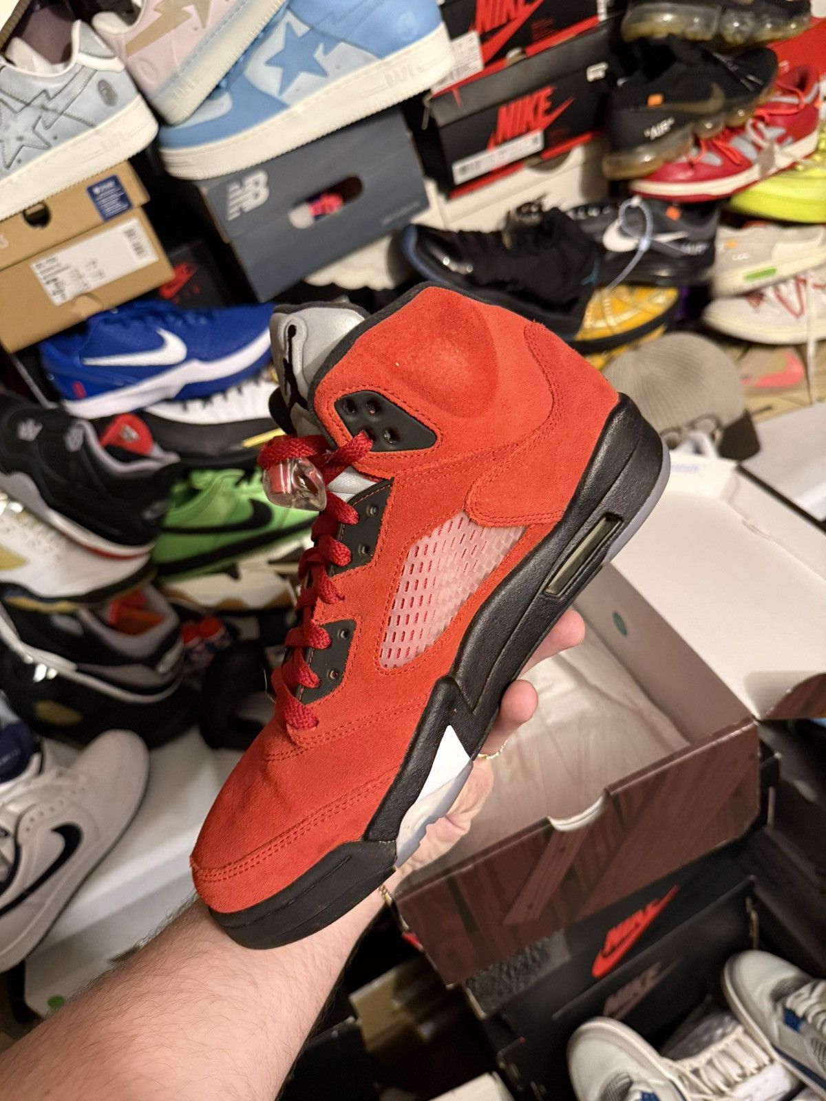 Jordan Brand Jordan retro 5 raging bull sz 9.5 Size US 9.5 / EU 42-43 - 3 Thumbnail