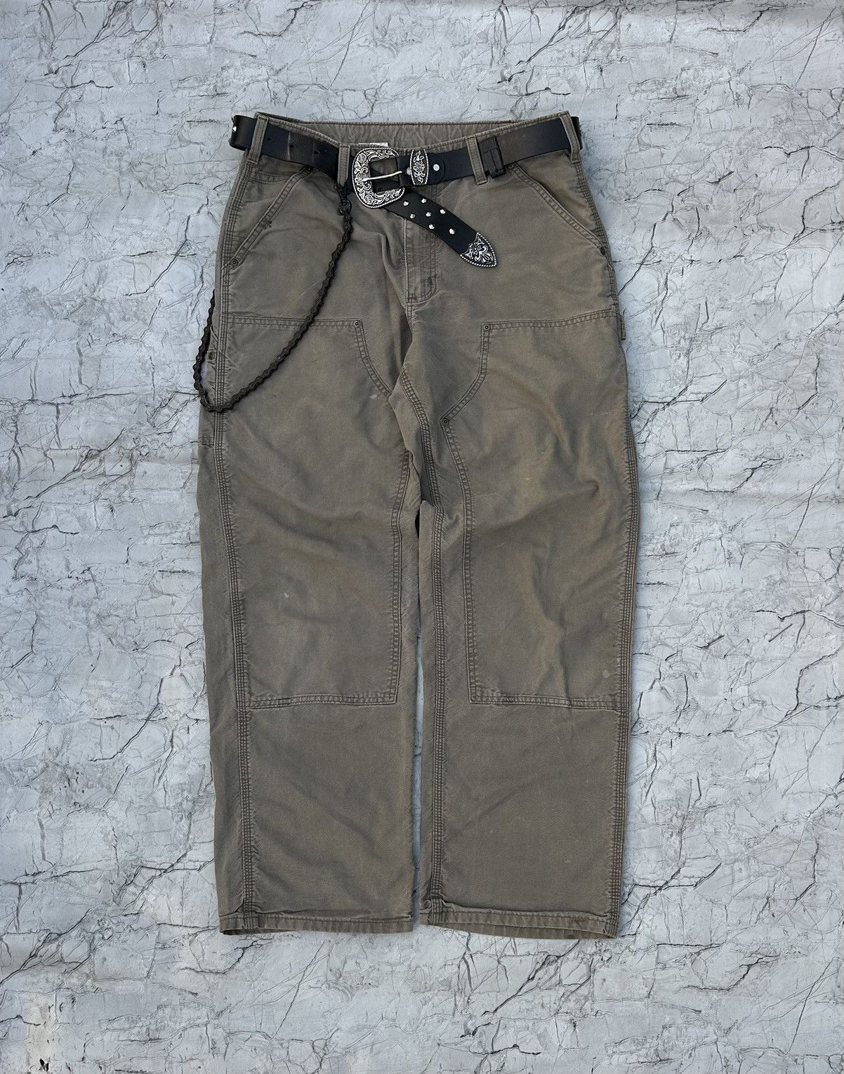 Carhartt Vintage Carhartt Double Knee B195 LBR Size US 32 / EU 48 - 2 Thumbnail