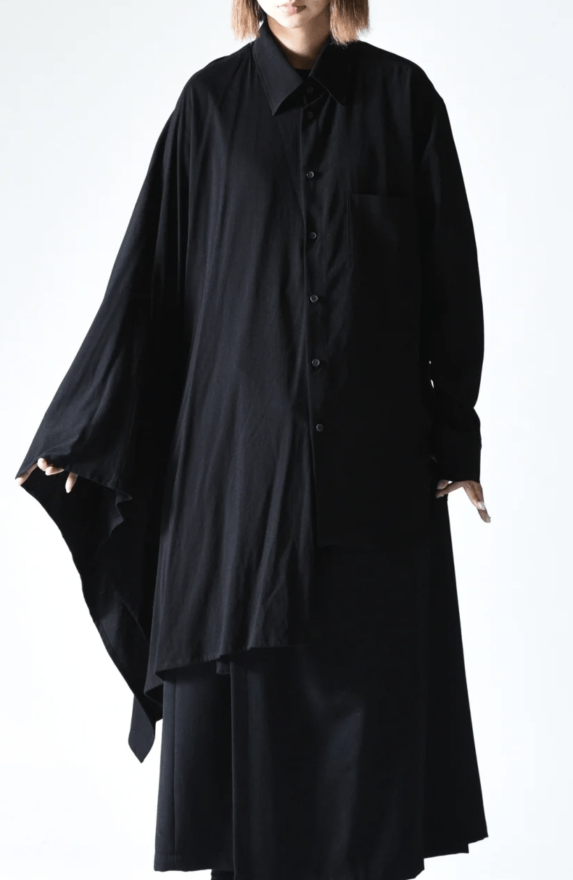 Ground Y × Yohji Yamamoto Yohji Yamamoto Ground Y - Shirt /Cloak Manto Docking Shirt Size US L / EU 52-54 / 3 - 9 Thumbnail