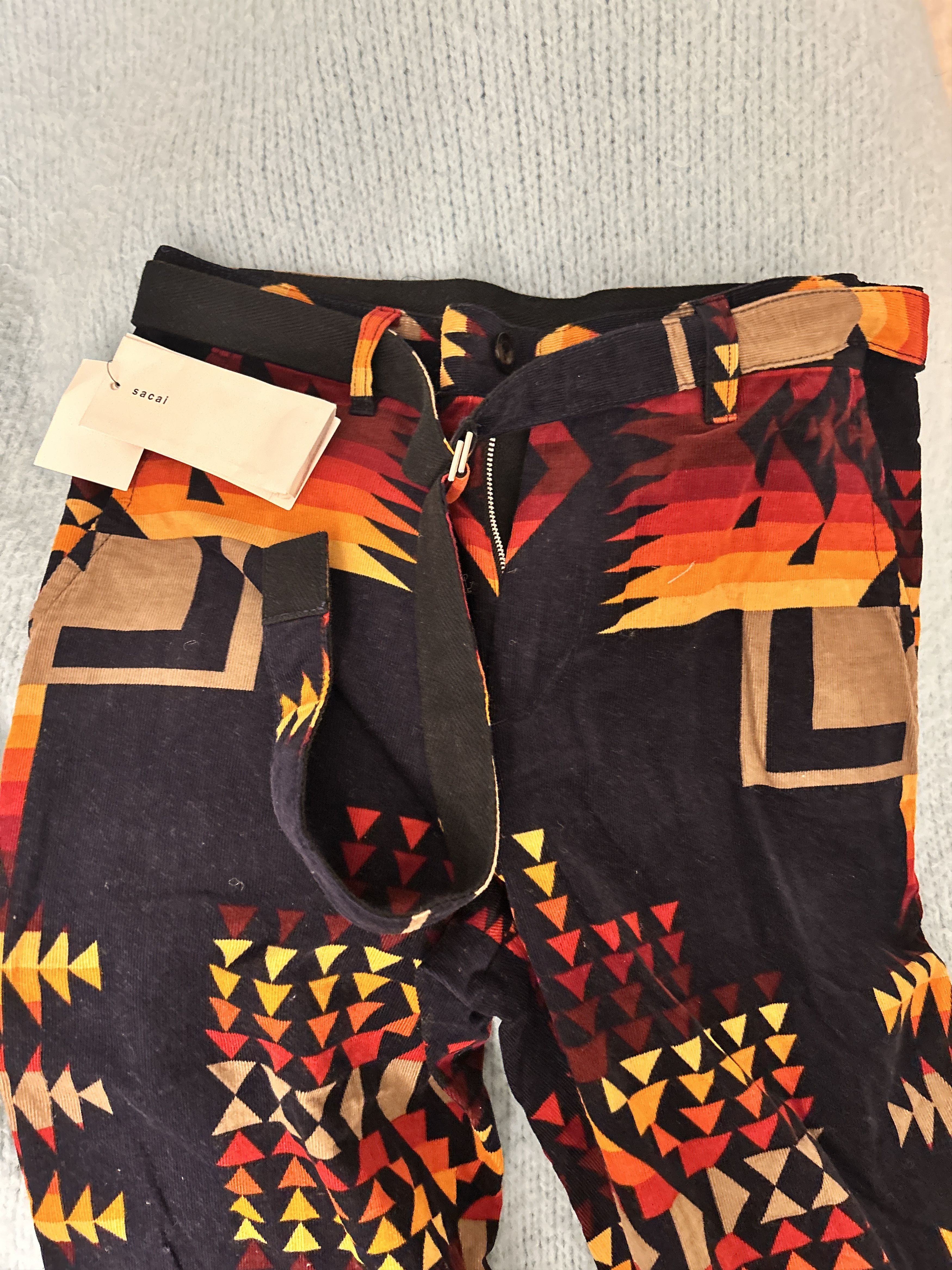 Pendleton × Sacai Sacai Pendleton corduroy pants navajo size 2 Size US 30 / EU 46 - 2 Thumbnail