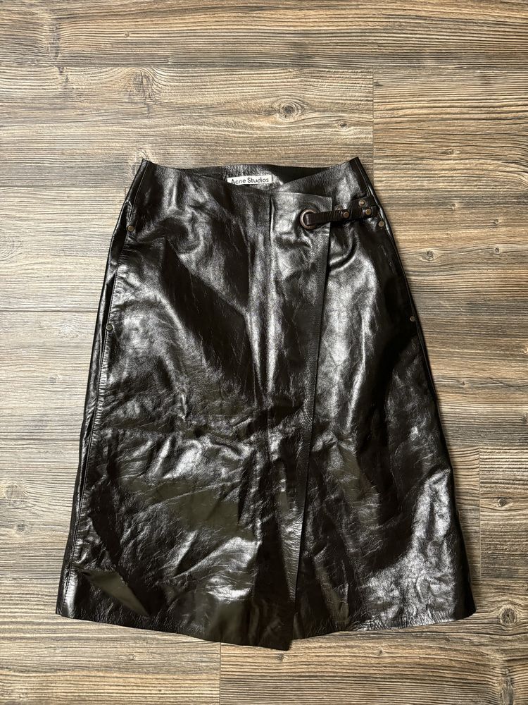 Acne Studios Acne Studios Calf Leather Skirt Size 34" / US 12 / IT 48 - 5 Thumbnail