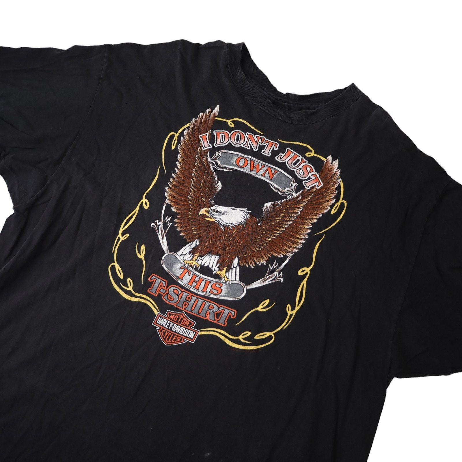 Harley Davidson × Vintage Vintage 1989 Harley Davidson "I Dont Just Own The T Shirt" Size US XXL / EU 58 / 5 - 2 Thumbnail