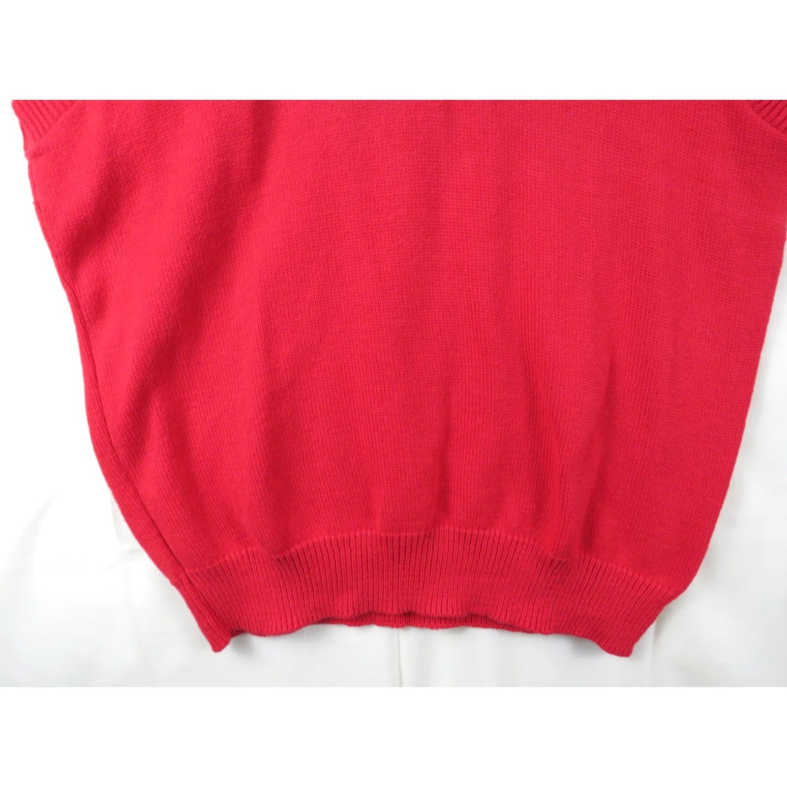 Vintage VINTAGE SFKM Tracker boat Bradford Marine Red Sweater Vest Cardigan NWT Size L Unisex US Made/United States Red Size US L / EU 52-54 / 3 - 2 Thumbnail