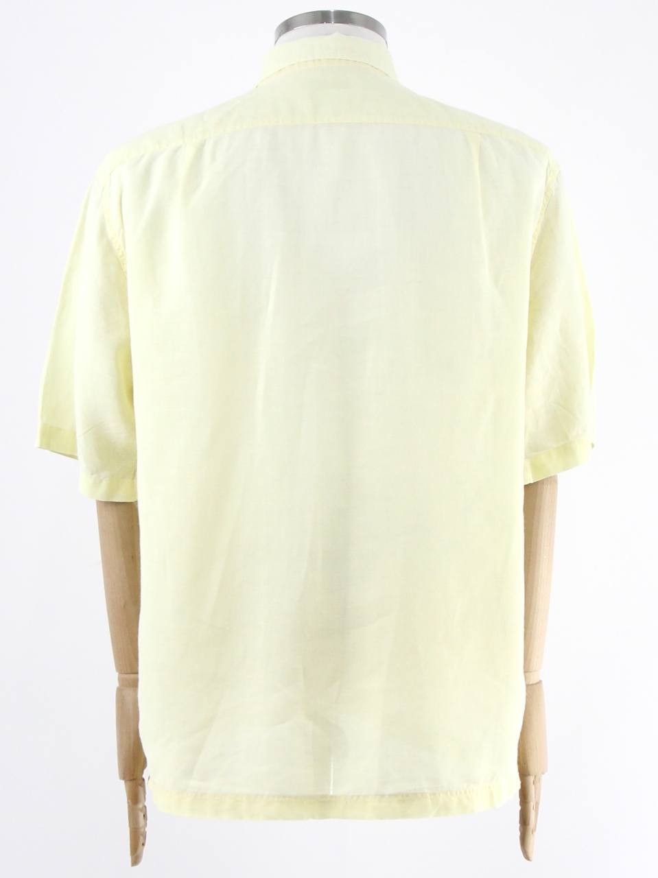 Ermenegildo Zegna ERMENEGILDO ZEGNA Soft linen shirt with short sleeves Size US L / EU 52-54 / 3 - 3 Thumbnail
