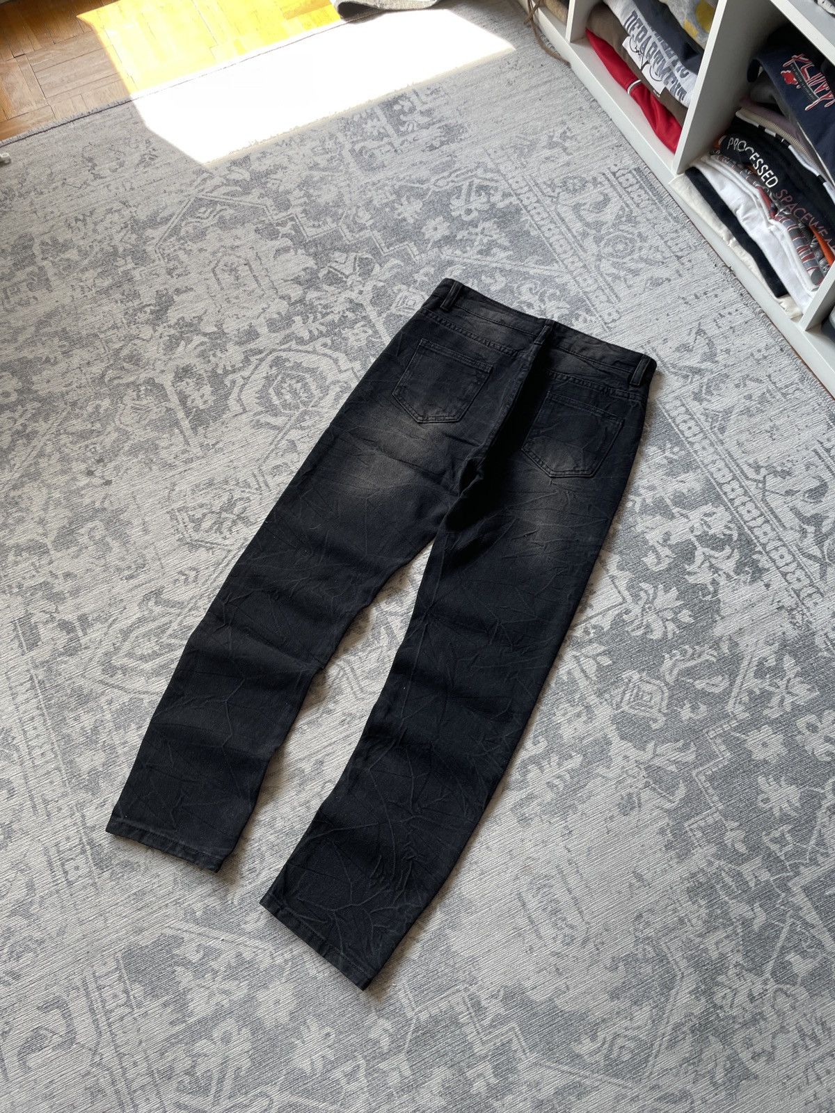 Vintage Vintage Skinny Jeans Faded Avant Garde Japanese Y2K Ripped Size US 30 / EU 46 - 7 Thumbnail