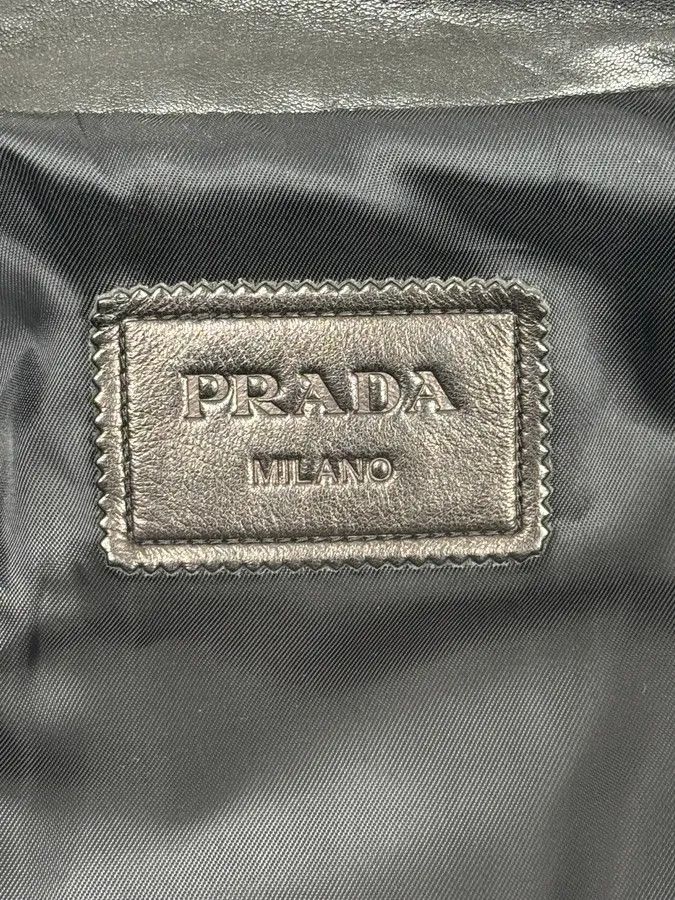 Prada AW2011 Prada Black Biker Leather Jacket Size US M / EU 48-50 / 2 - 10 Thumbnail