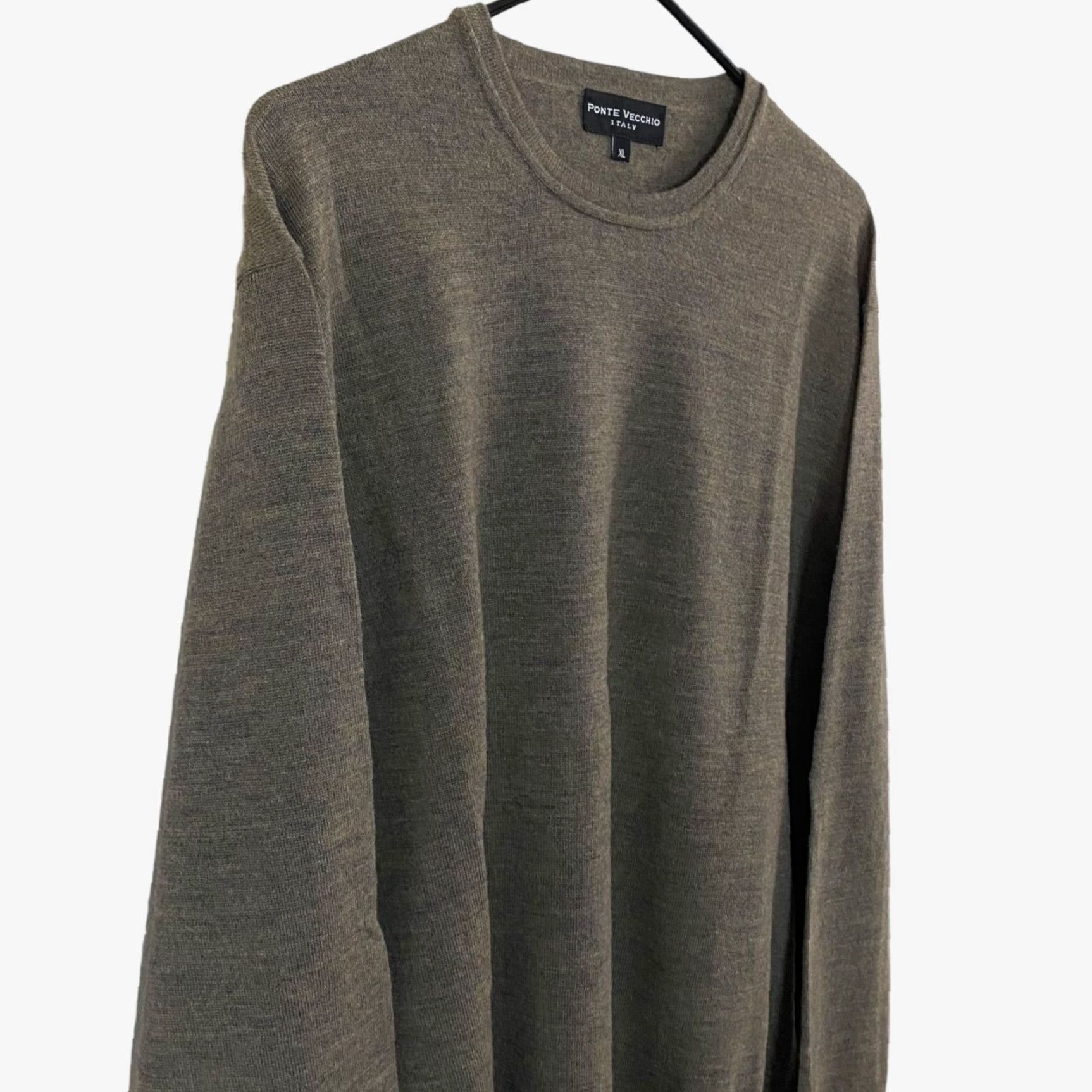 Vintage VINTAGE Ponte Vecchio Crewneck Sweater Brown XL Merino Wool Long-Sleeve Pullover Size US XL / EU 56 / 4 - 4 Thumbnail
