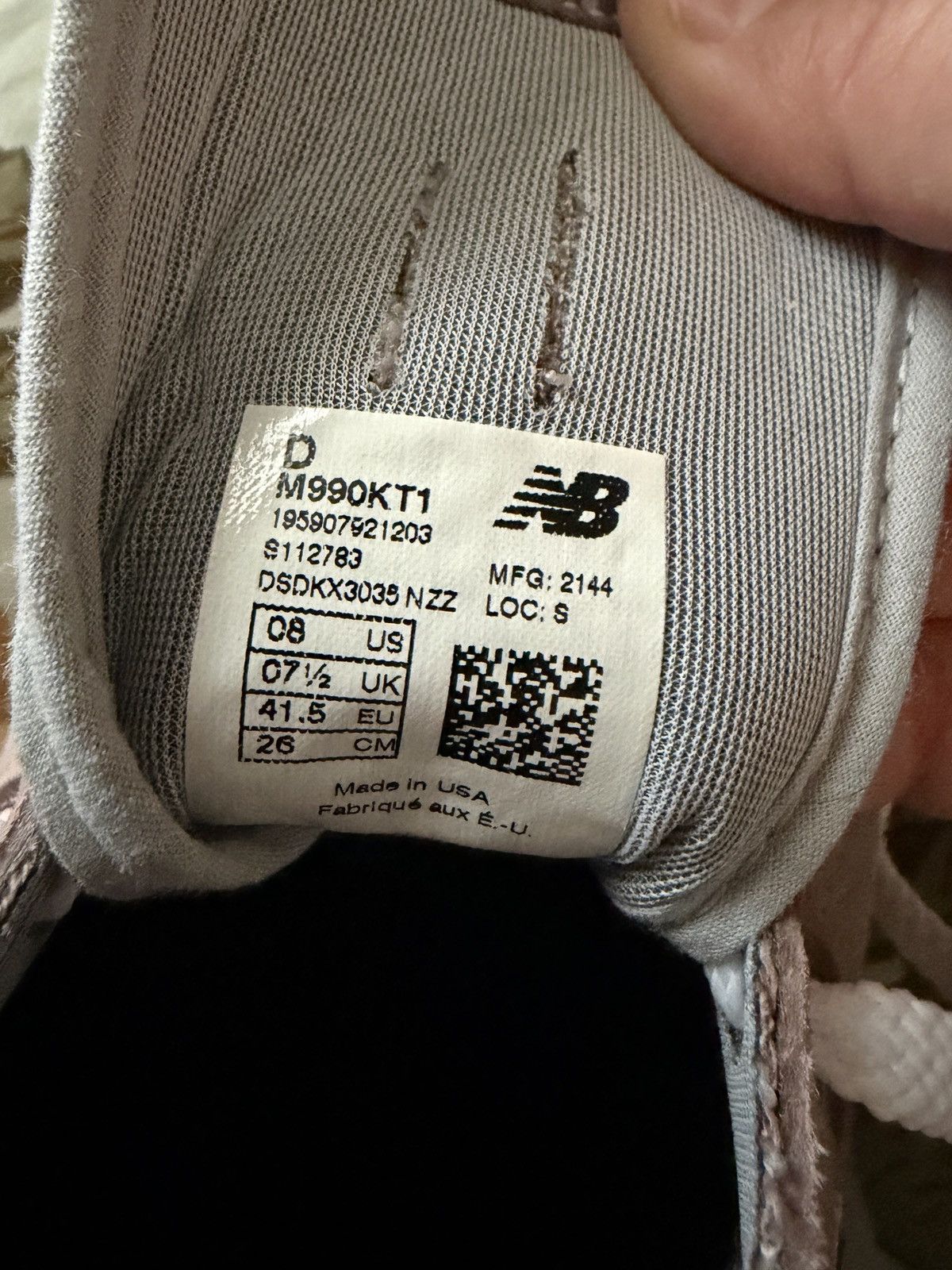Kith × New Balance Kith New Balance 990v1 Dusty Rose Size US 8 / EU 41 - 12 Thumbnail