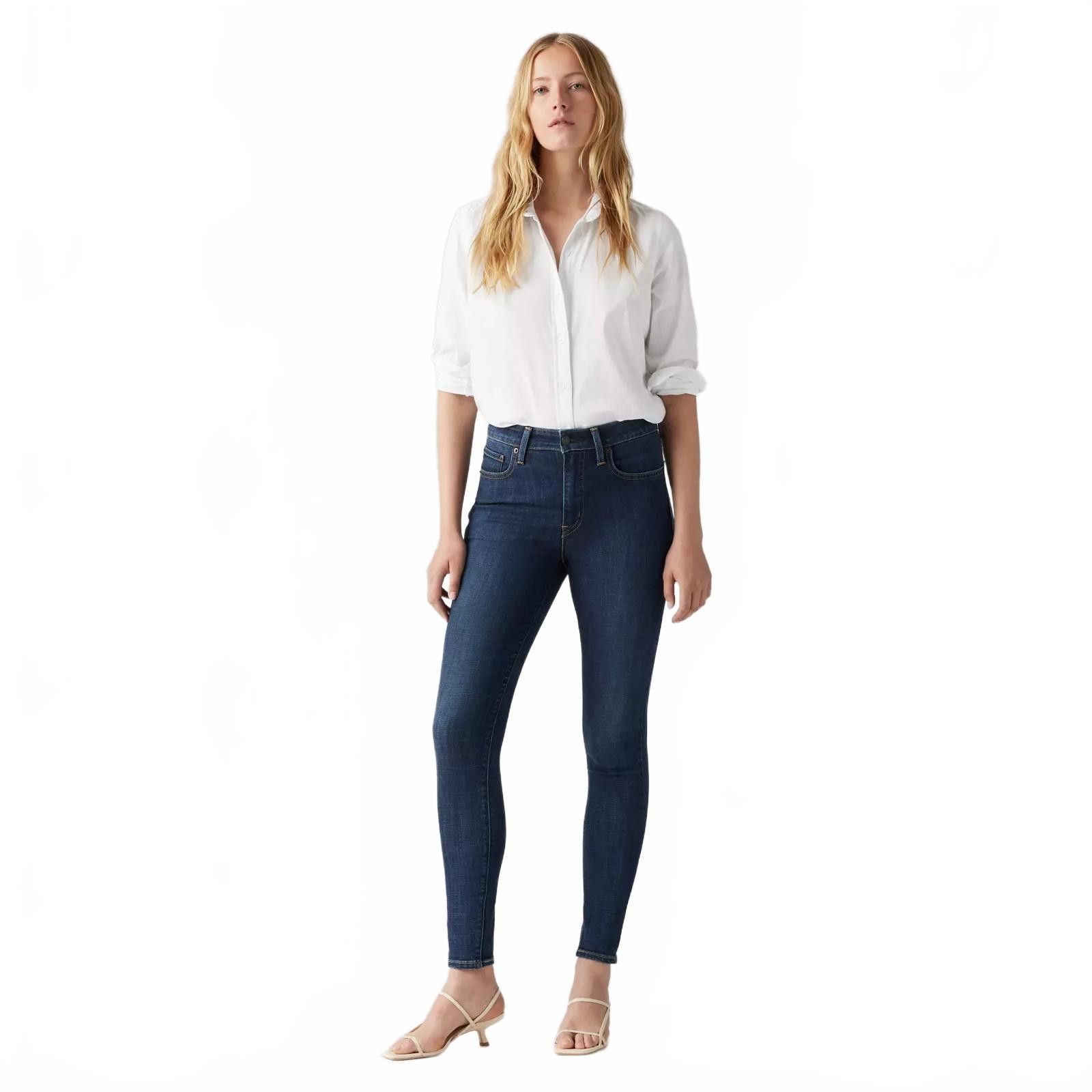 Levi's Levi's Women's 721 High-Rise Skinny jeans 32 x 30 Blue Story Size 32" / US 10 / IT 46 - 2 Thumbnail
