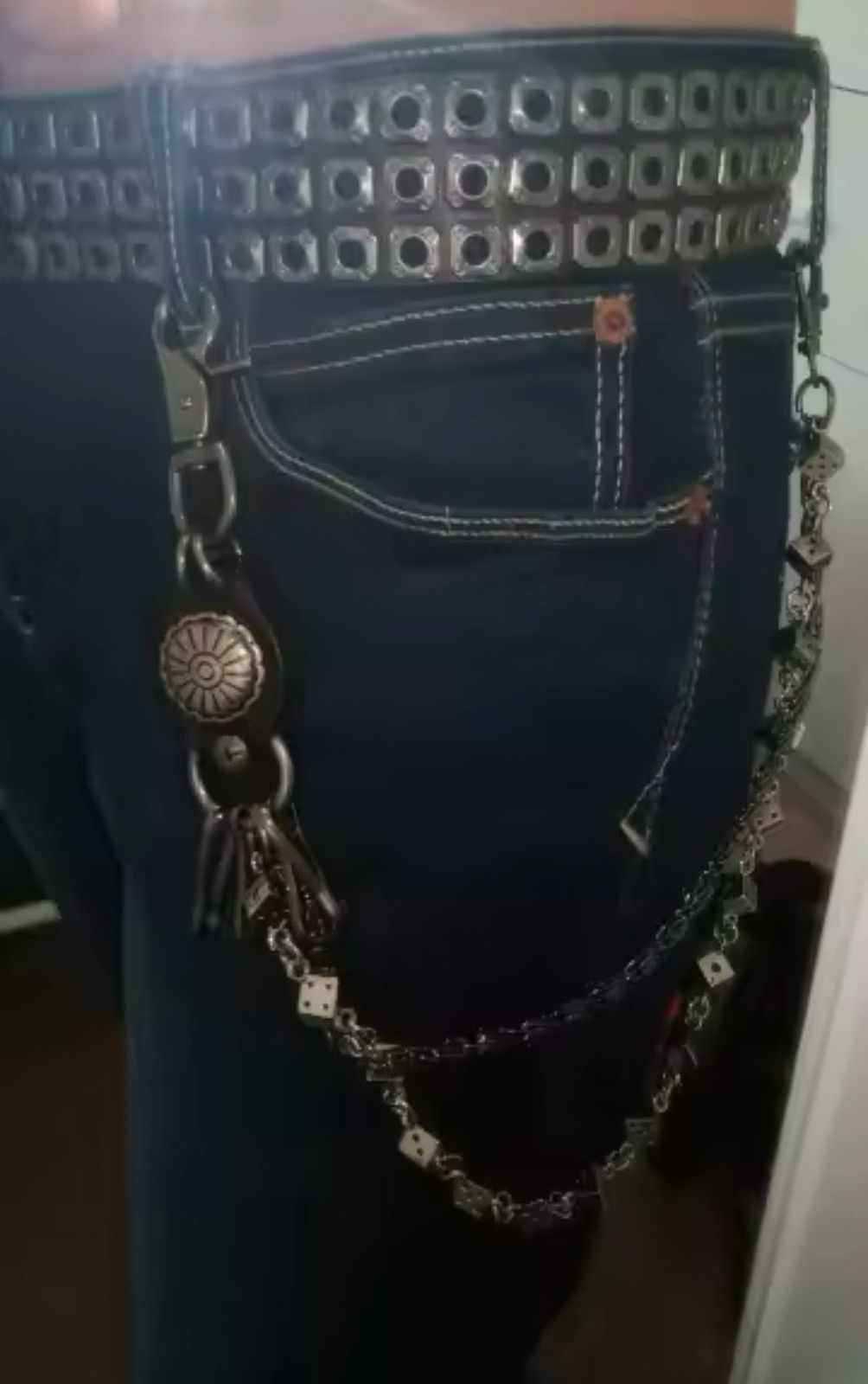Japanese Brand × Vintage Pants Chain Size ONE SIZE - 6 Thumbnail