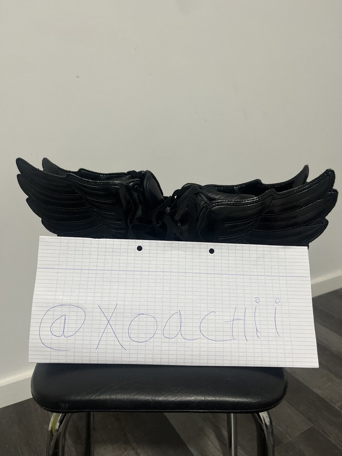 Adidas × Jeremy Scott Adidas JS Wings 2.0 Black patent Size US 9 / EU 42 - 2 Thumbnail