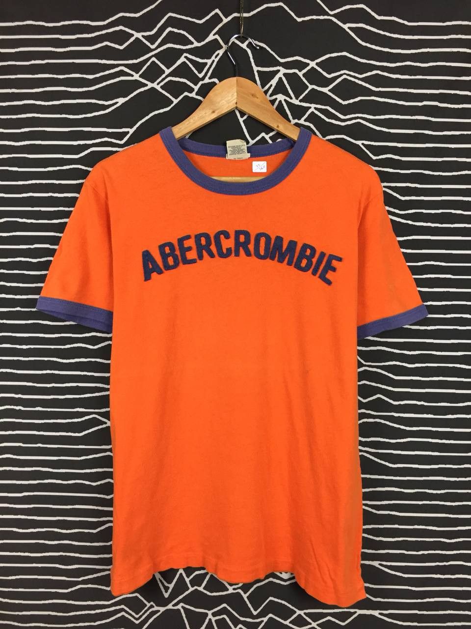 Abercrombie & Fitch Vtg Abercrombie & Fitch Embroidered Logo Ringer Tee Size US XL / EU 56 / 4 - 1 Thumbnail