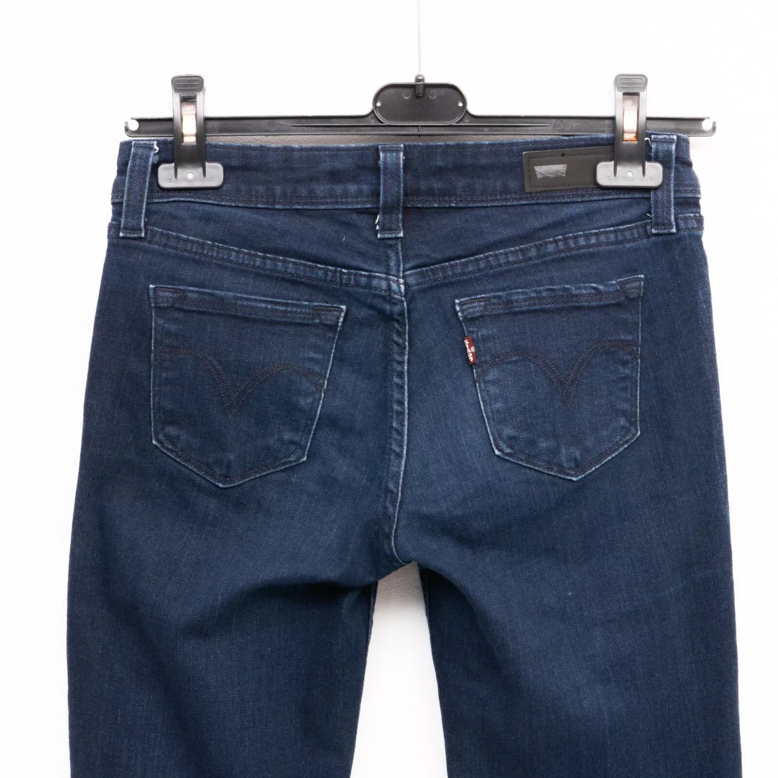 Levi's STRAUSS Demi Curve Low Skinny Jeans Women's W26 L32 Trousers Size 26" / US 2 / IT 38 - 3 Thumbnail