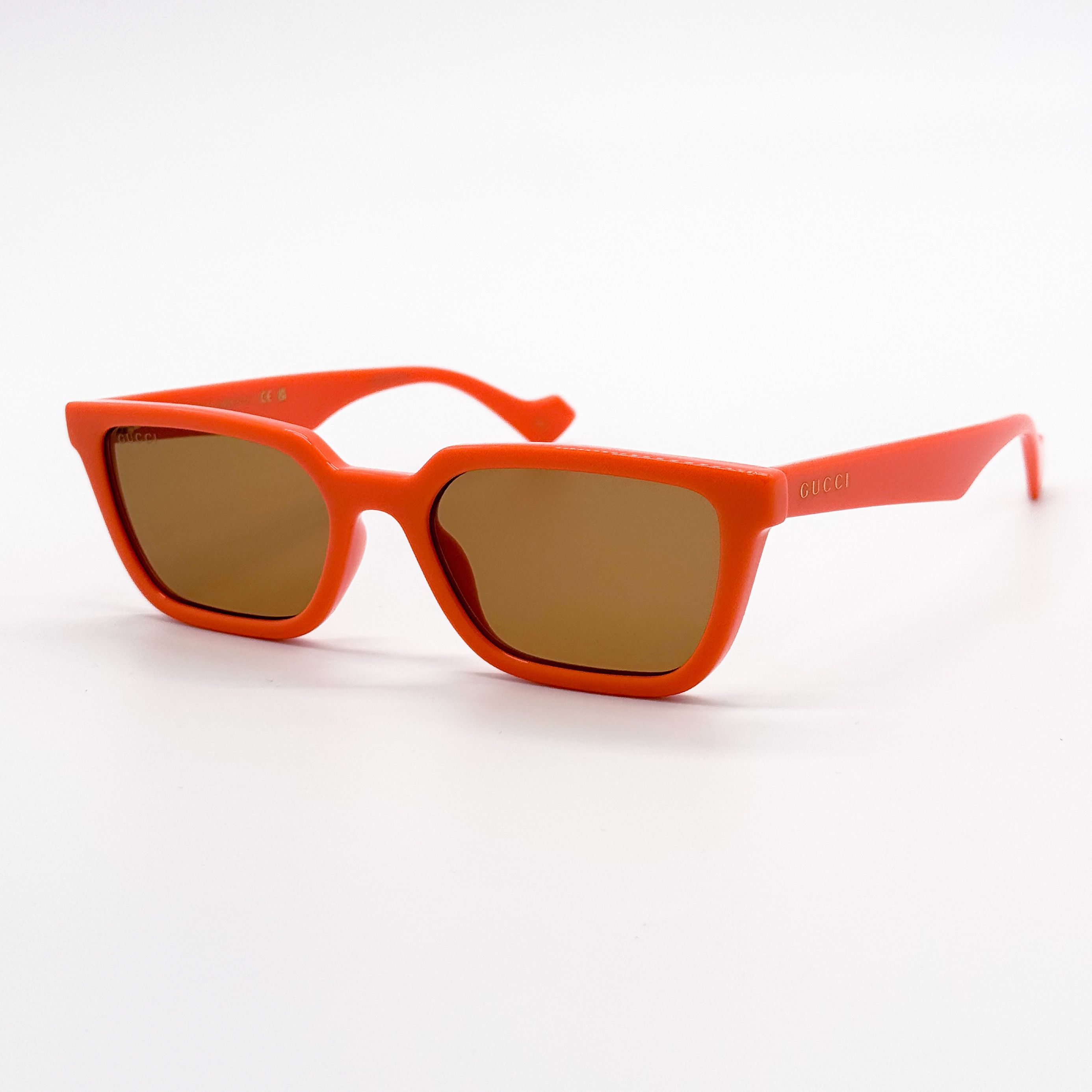 Gucci NEW GUCCI GG1539S 004 CAT EYE ORANGE SUNGLASSES GUCCI Size ONE SIZE - 3 Thumbnail