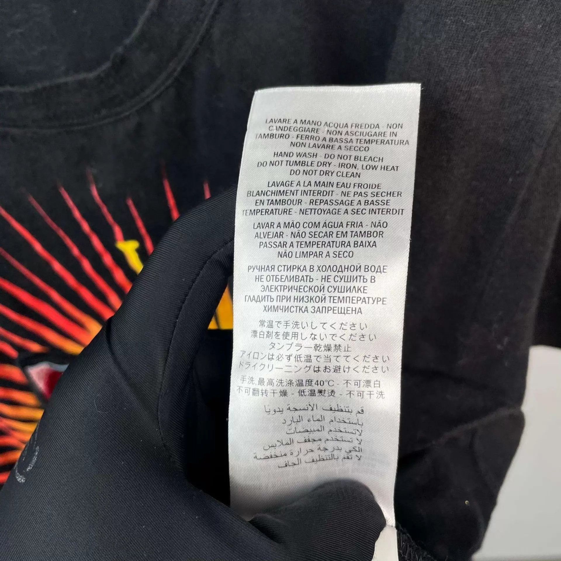 Gucci Gucci Cotton Embroidered Short Sleeve Black S Size US S / EU 44-46 / 1 - 7 Thumbnail