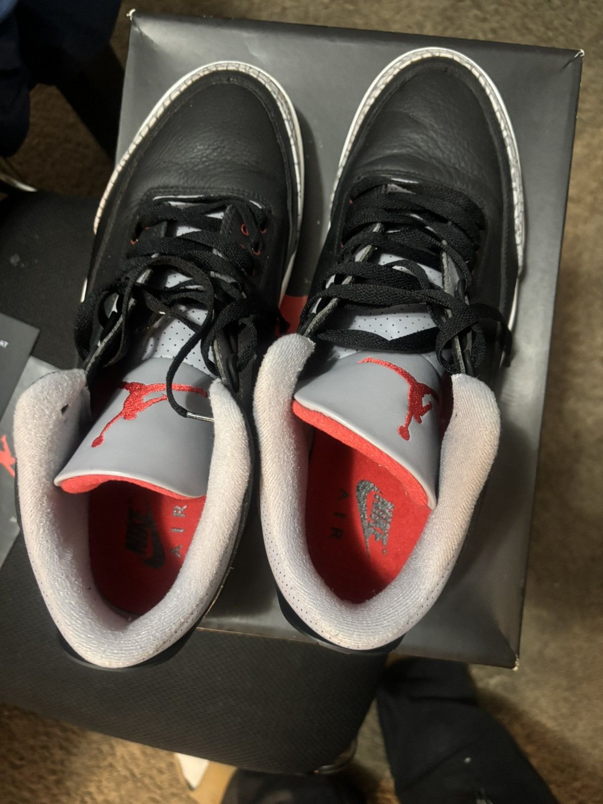 Jordan Brand jordan 3s black cement Size US 13 / EU 46 - 1 Thumbnail