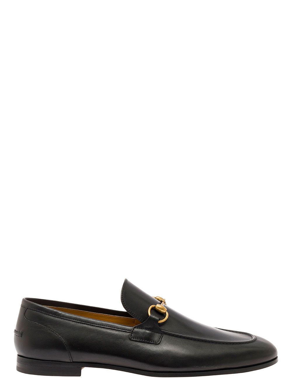 Gucci Black Loafers 'Jordaan' with Horsebit Detail in Leather for Men Size US 12 / EU 45 - 1 Thumbnail