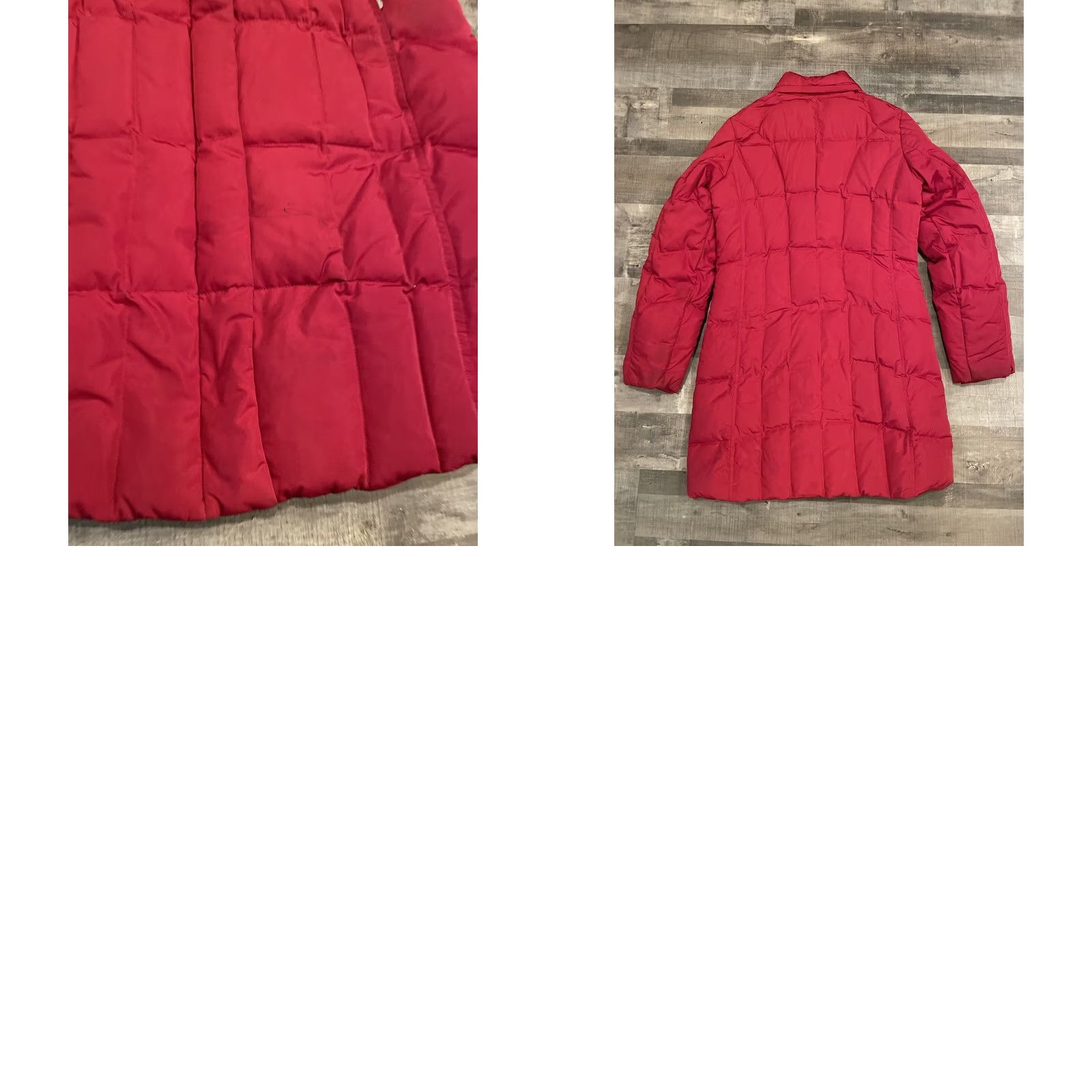 Eddie Bauer Eddie Bauer Women’s M Goose Down Quilted Puffer Coat Jacket Red Puffer D294 Coat Long Black? Size M / US 6-8 / IT 42-44 - 8 Thumbnail