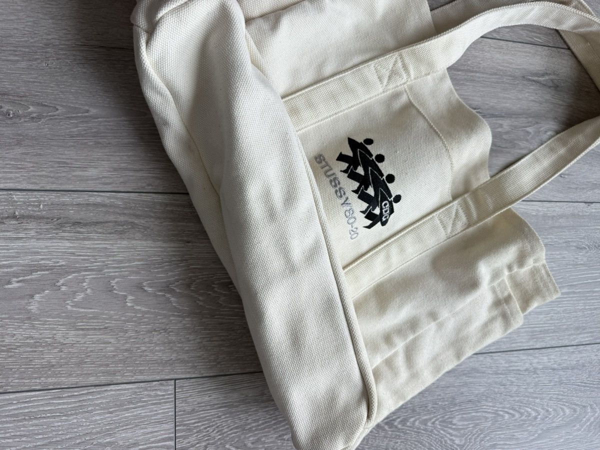 CDG by Comme des Garcons × Comme des Garcons × Stussy Stussy CDG Canvas Tote Bag Size ONE SIZE - 3 Thumbnail