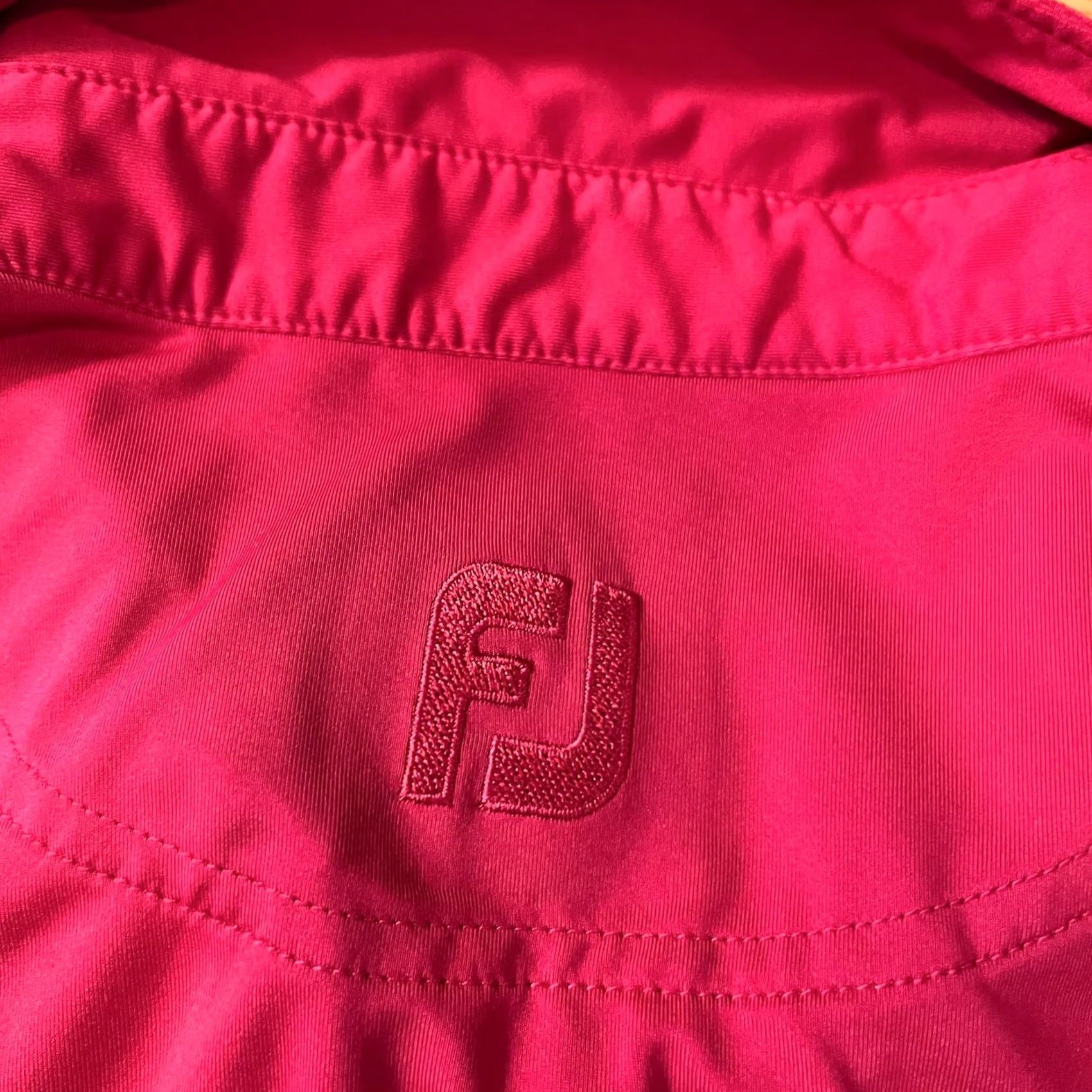 Footjoy Footjoy Polo Shirt Mens XL Red Performance Golf Short Sleeve Mens XL Regular Red Small stain Size US XL / EU 56 / 4 - 5 Thumbnail