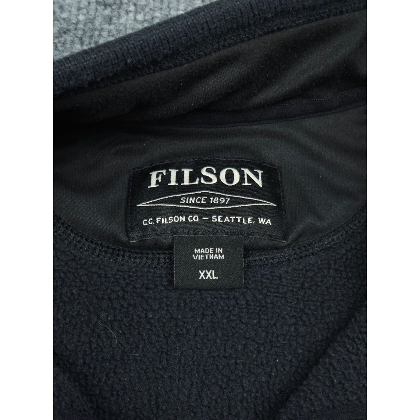 Filson Filson Vest Mens XXL Dark Navy Polartec Full Zip Ski Ridgeway Fleece 20052631 Size US XXL / EU 58 / 5 - 6 Thumbnail