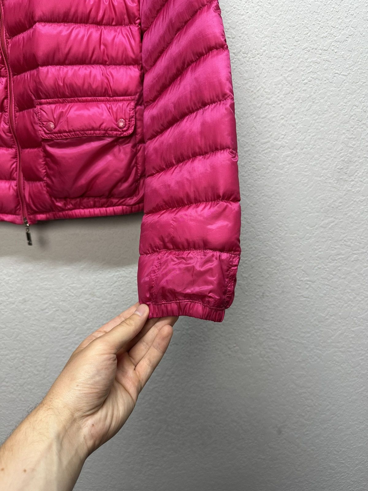 Moncler Moncler Lans Down Puffer Jacket Pink Lightweight Size M / US 6-8 / IT 42-44 - 5 Thumbnail