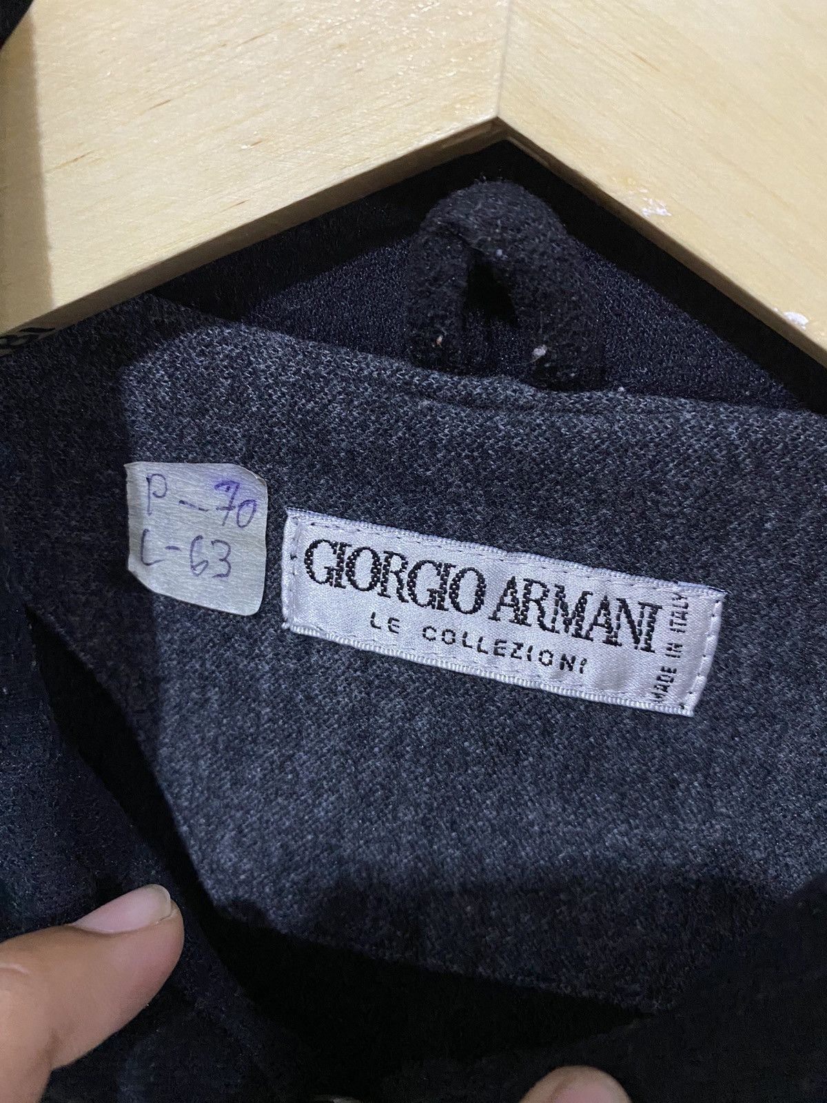 Giorgio Armani Jacket workwear woll Giorgio armani vintage Size US L / EU 52-54 / 3 - 6 Thumbnail