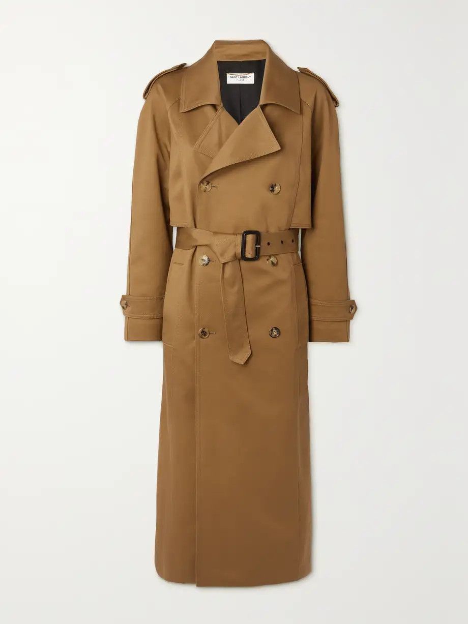 Saint Laurent Paris o1bcso1str1024 Trench-Coat in Camel Size US L / EU 52-54 / 3 - 1 Thumbnail