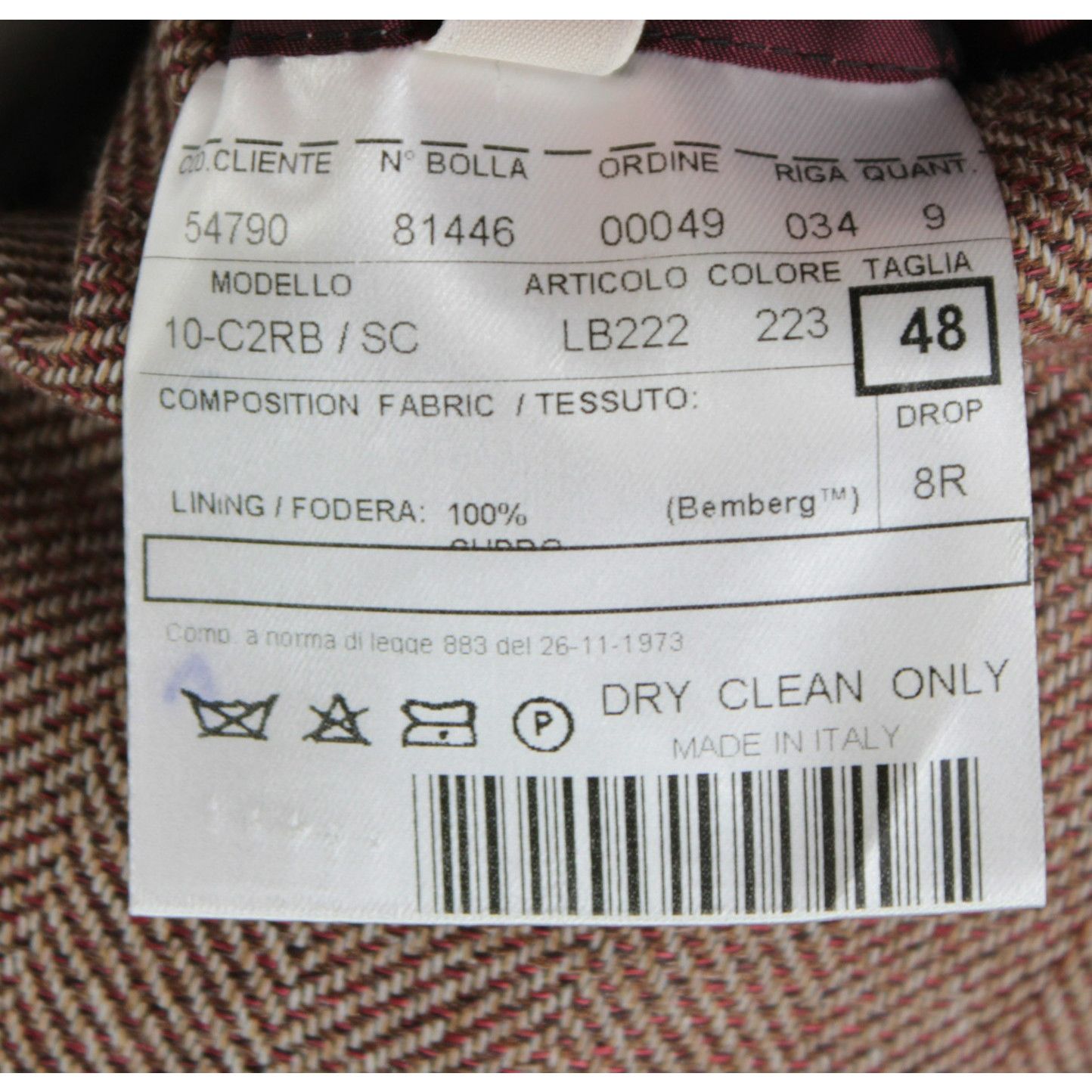 Luciano Barbera Luciano Barbera Sport Coat Size 38 US in Brown Size 38R - 9 Thumbnail