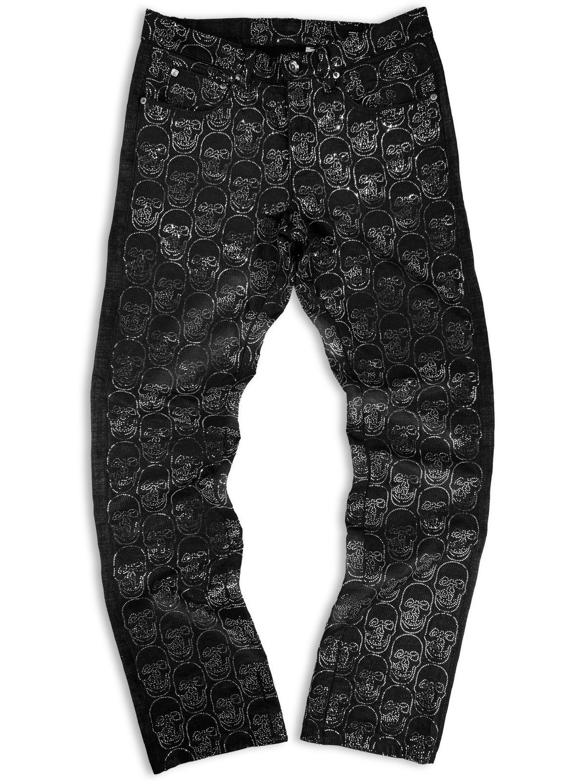 image of 2008 Levi’S 501 Damien Hirst Andy Warhol 1/51 Crystal Jeans in Black, Men's (Size 32)