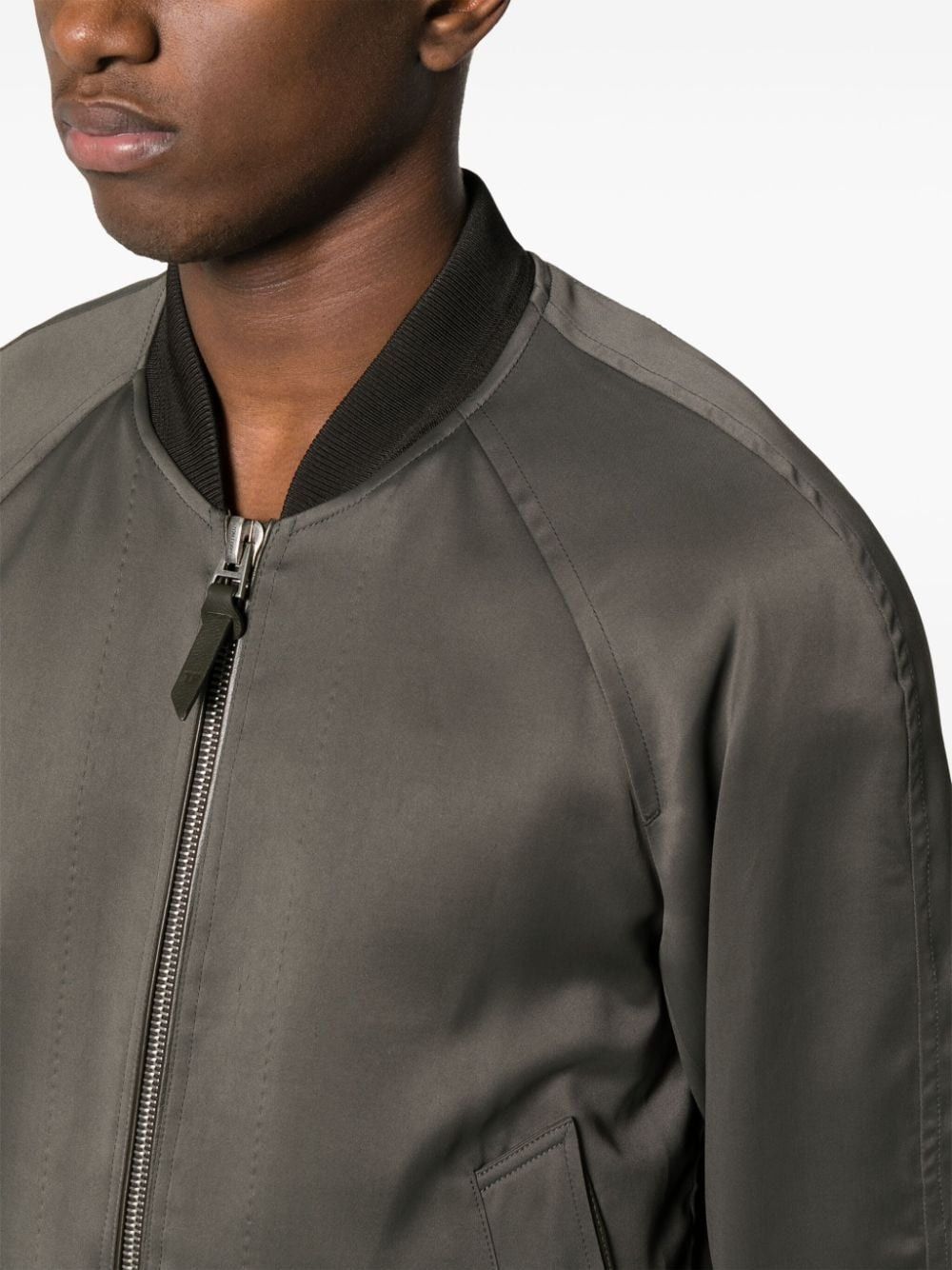 Tom Ford o1y0425 Bomber Jacket in Chocolate Brown Size US M / EU 48-50 / 2 - 2 Thumbnail