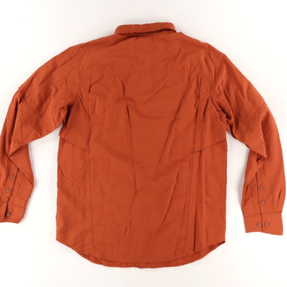 Vintage Columbia Omni-Shade Nylon Button Up Shirt Burnt Orange Men's L Size US L / EU 52-54 / 3 - 4 Thumbnail