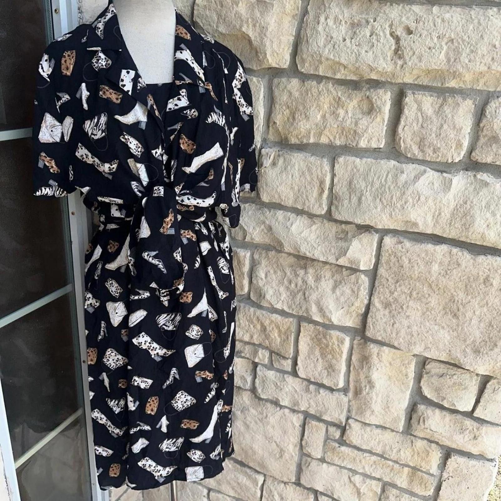Other Vintage Alexandra Lee Dress Blouse Set Size Large Size L / US 10 / IT 46 - 2 Thumbnail
