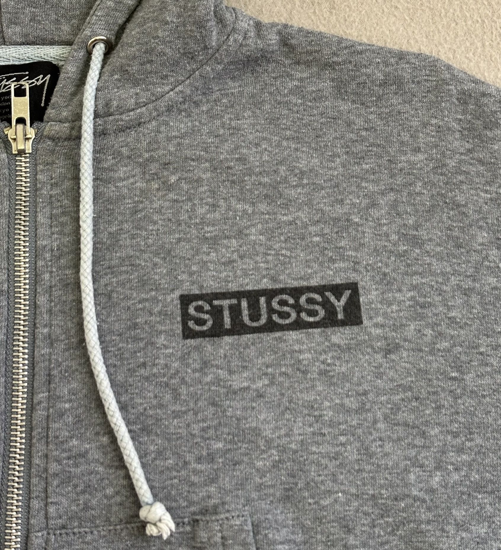 Stussy Stussy Crop Zip Hoodie Size S Size S / US 4 / IT 40 - 5 Thumbnail