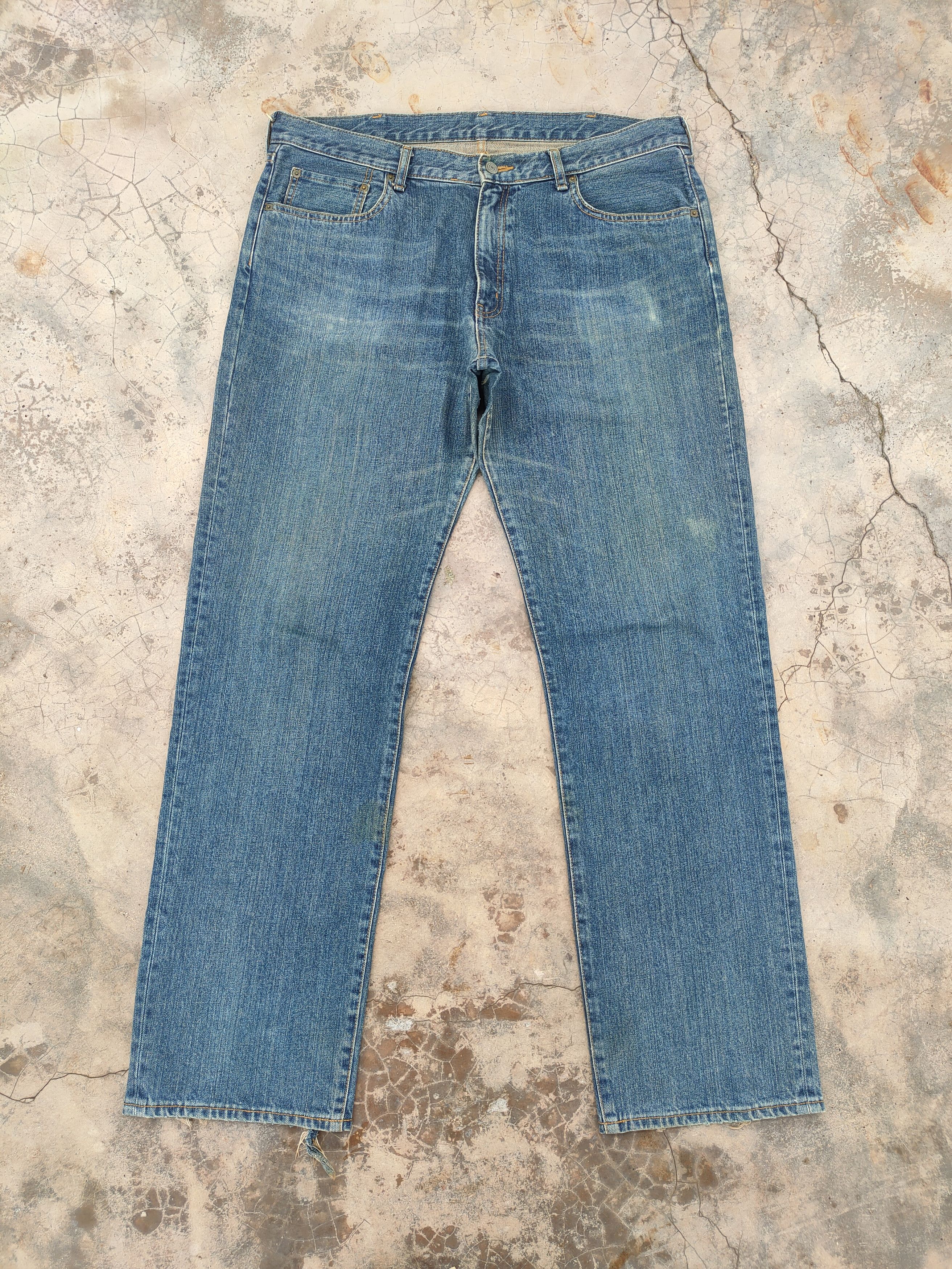 Japanese Brand × Jean × Vintage VINTAGE JAPANESE FADED JEANS DENIM PANTS Size US 40 / EU 56 - 2 Thumbnail